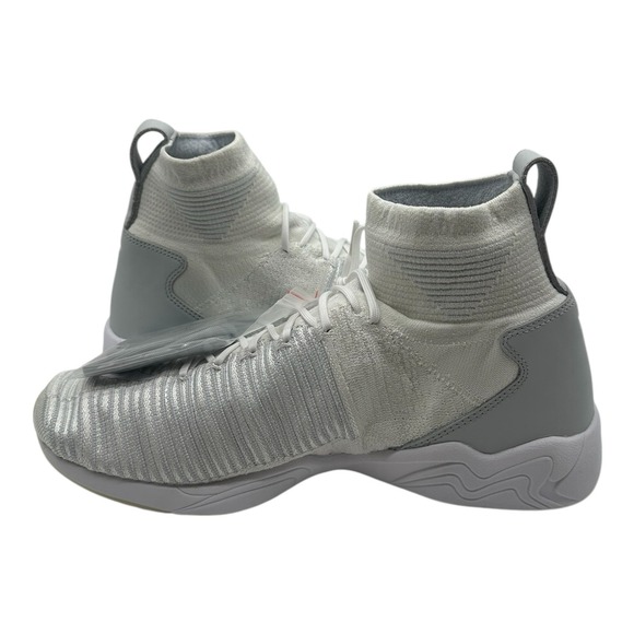 Nike Zoom Mercurial XI FK Basketball Shoes Mens 11.5 White Wolf Grey‎ Sneakers - Picture 3 of 10